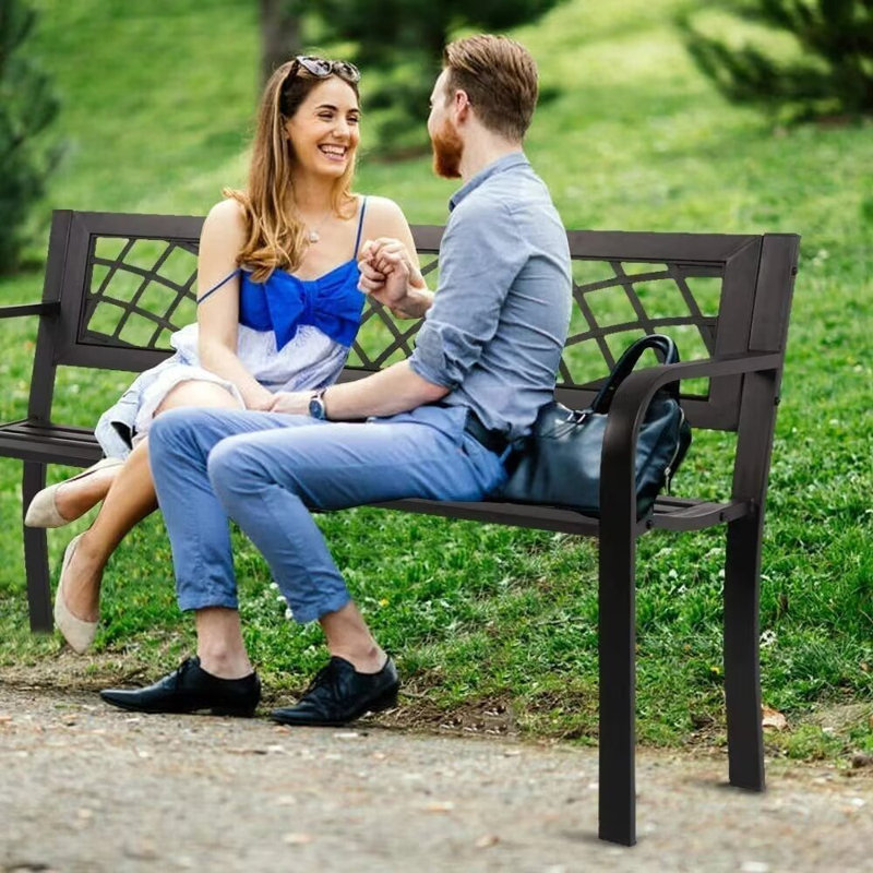 Dkelincs Metal Outdoor Bench