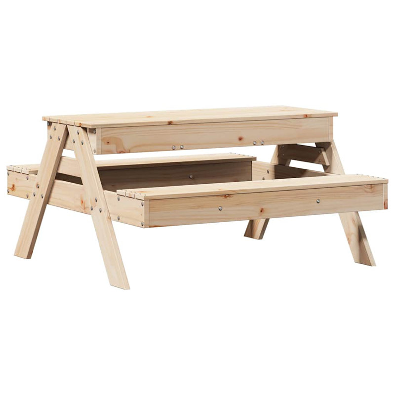 Table de pique-nique Vidaxl, H 20,5 po x l 39,2 po x P 41,3 po