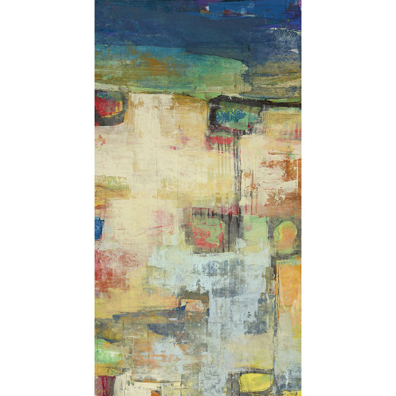 Water Falling I Print, Knife Gel, 76" H x 40" W x 1.5" D