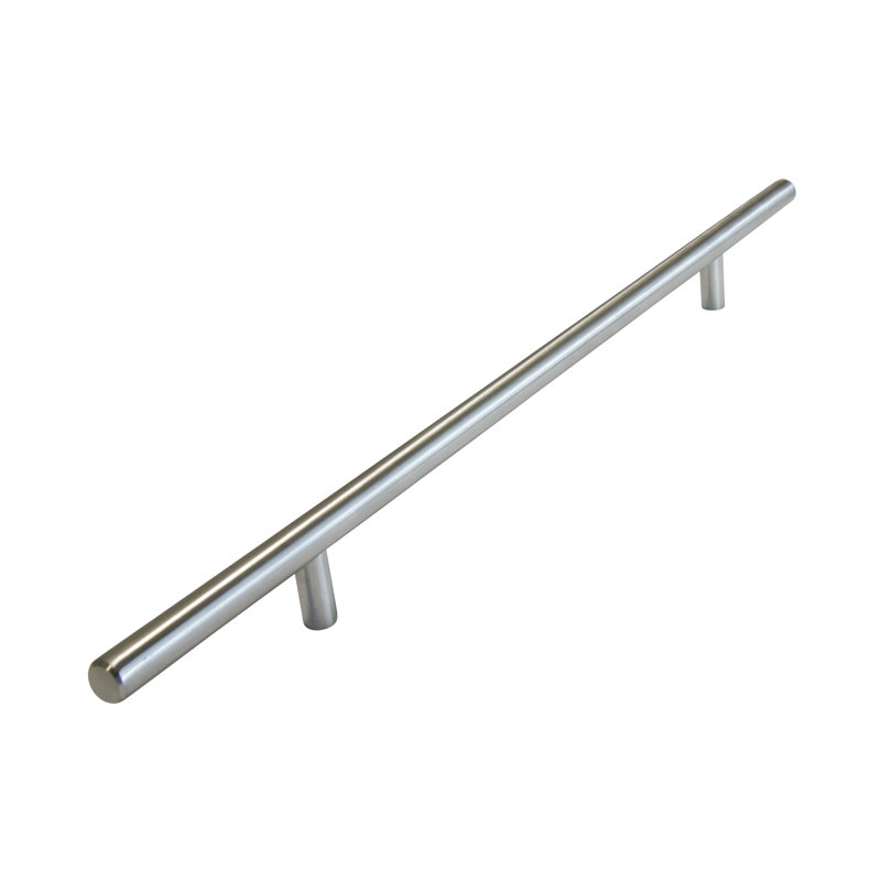 Bar Pull, Brushed Stainless Steel, 6 5/16"