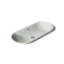 Lavabo de salle de bain ovale en métal avec trop-plein Iron Plains®-27814164