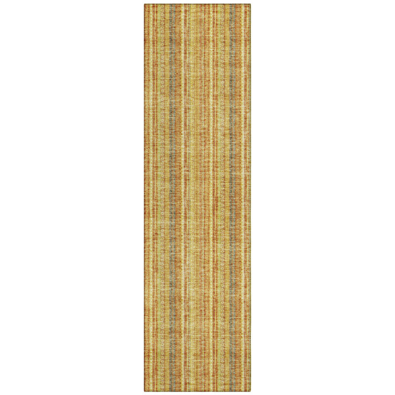 Chayden Washable Striped Indoor / Outdoor Rug, Runner 2'3" x 7'6"