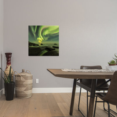Dancing Queen Dramatic Dreamy Abstract Coastal Wall Art 1 Piece Wrapped Canvas Wall Art