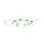 Timothy Corrigan Topiary Radial Acrylic Square Decorative Tray-1171208942
