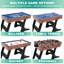 Ensemble de table pliable multi-jeux 4-en-1, table de jeu combo (soccer sur table, billard, tennis de table, hockey) pour salle de jeux familiale-126561406-126561407