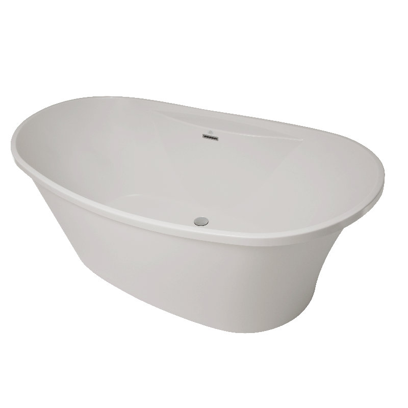 Studio 60" x 36" Freestanding Air Acrylic Bathtub