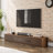 Lesterny Media Console with Flip-Down Glass Door and Drawers -816965416-808579223