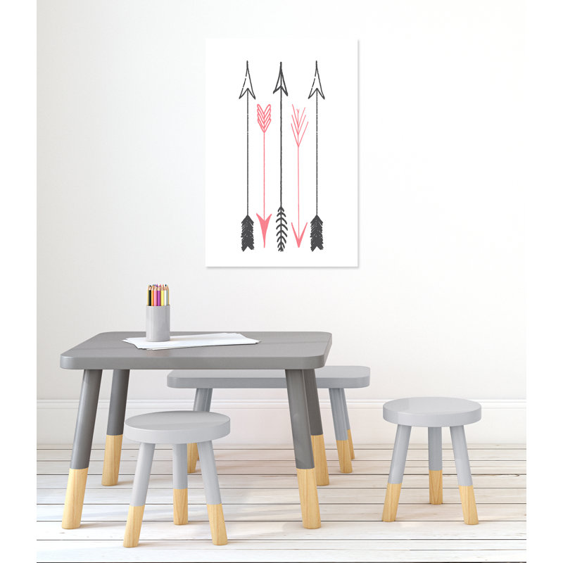 «Have Courage 2», art sur toile, H 36 po x l 24 po x P 1,5 po