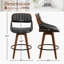 Shontina 20.47" W Faux Leather Swivel Stools-442467281-455001312