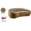 Canapé en velours 93 po Emery-106275188