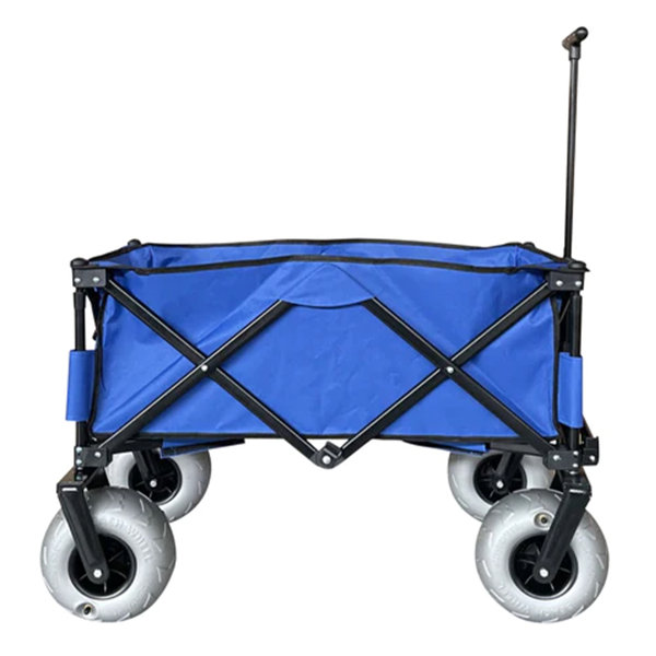 Pirecart Collapsible Utility Wagon Cart With Removable Canopy, Heavy Duty  Beach Wagon Folding Garden Cart Grocert Shopping Cart With Storage Basket,  Push & Pull Utility Wagon For Outdoor Camping Fishing Picnic, 7