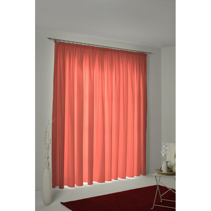 Eisenhauer Cotton Room Darkening Curtain Single Panel, Taupe, 132cm Width x 345cm Drop