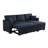 Versatile Plush Sofa Bed with Sturdy Legs for Relaxing Moments
