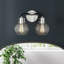 Byrne 2 Light Seeded Dimmable Vanity Light-959878639