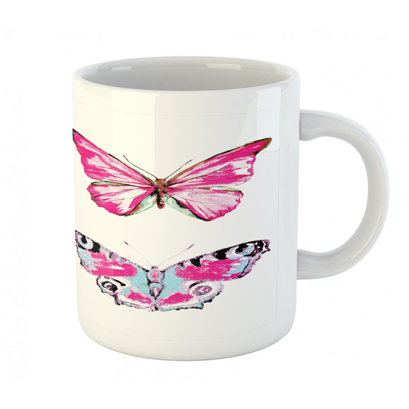Grande tasse à café aquarelle