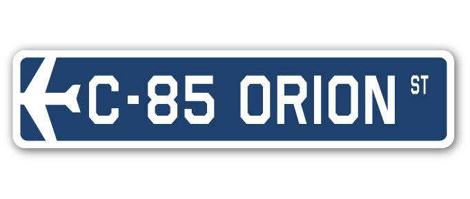 Plaque de rue Banuelos C-85 Orion Air Force, H 6 po x l 24 po x P 1 po