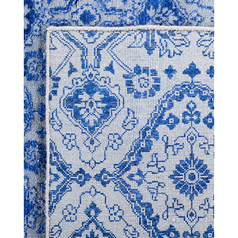 Overdyed One-of-a-Kind 9' 0" X 12' 4" Hand Knotted Area Rug