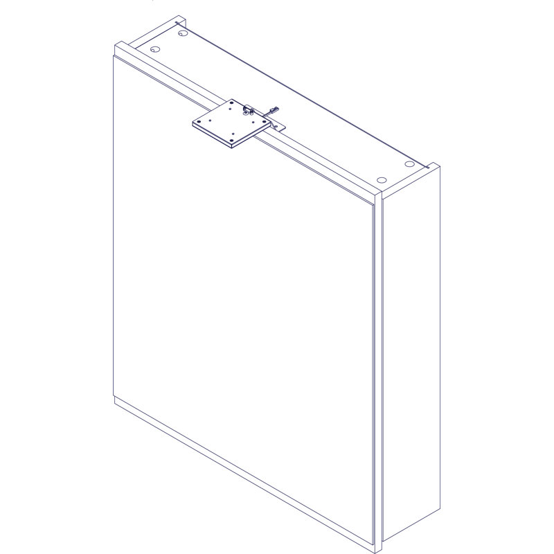 Lima Surface Mirrored Bathroom Cabinets with Mirror, White