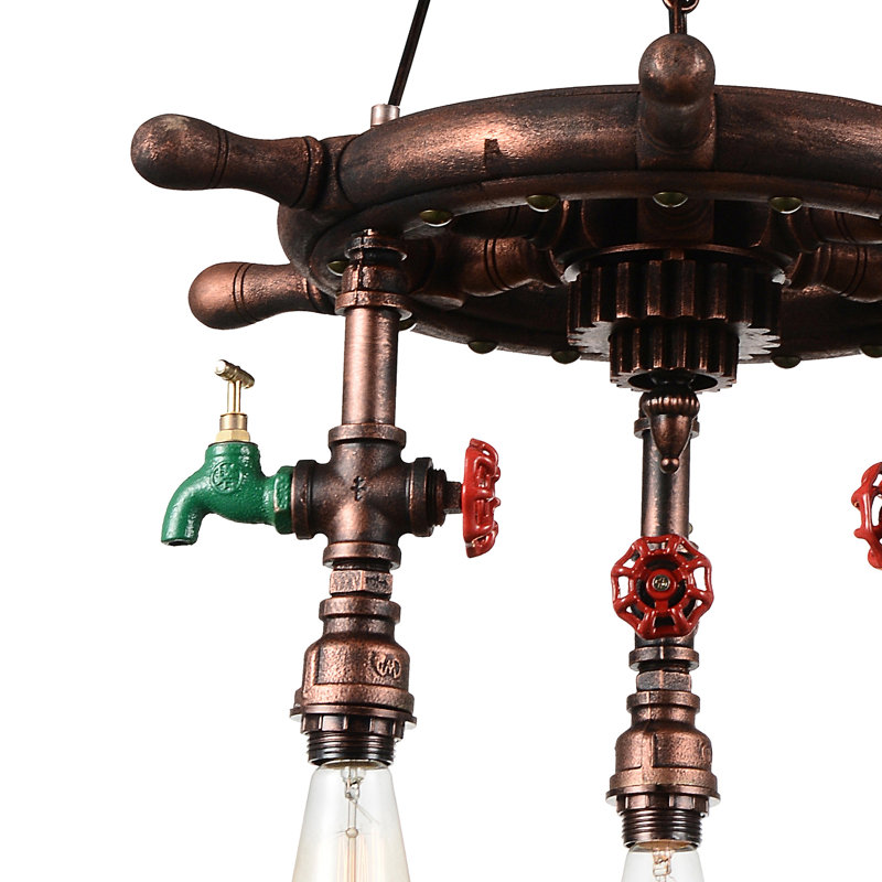 Mekhi 3 - Light Dimmable Geometric Chandelier