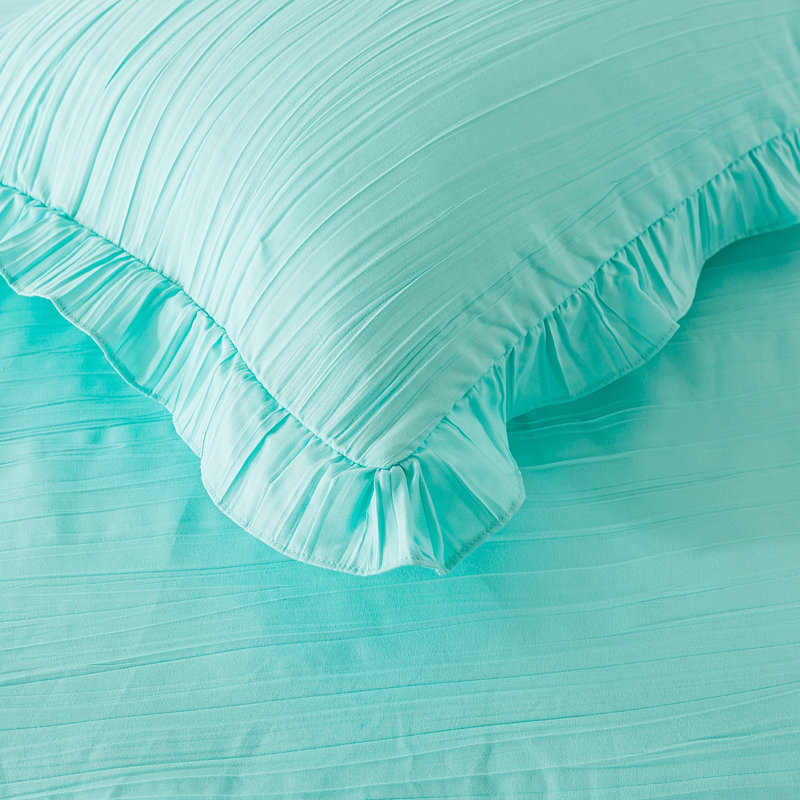 Coverlet, Full Coverlet/Bedspread + 3 Additional Pieces, Blue