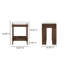 Ashby Counter Stool Walnut Stained Ash Beige