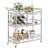 Stylish Rolling Bar Cart for Home: 3-Tier Mirrored Shelves for Liquor and Wine-1083806840-1083806726