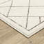Tapis à motifs géométriques ivoire / taupe Arata Facets-213608459