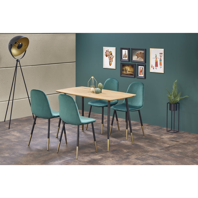 Deracy Metal Base Dining Table