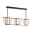 Anders 59-in Black dimmable LED Linear Pendant-1182232209