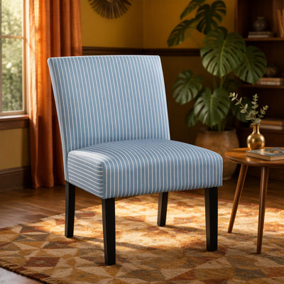 Upholstered Slipper Accent Chair