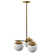 Yearby 3 - Light Dimmable Globe Chandelier