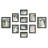 Set of 10 Assorted Size Picture Frames, Multi Size Gallery Wall Frame Kit