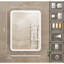 Miroir de salle de bain polyvalent anti-buée à DEL avec fonctions personnalisables et commandes tactiles-1088255860