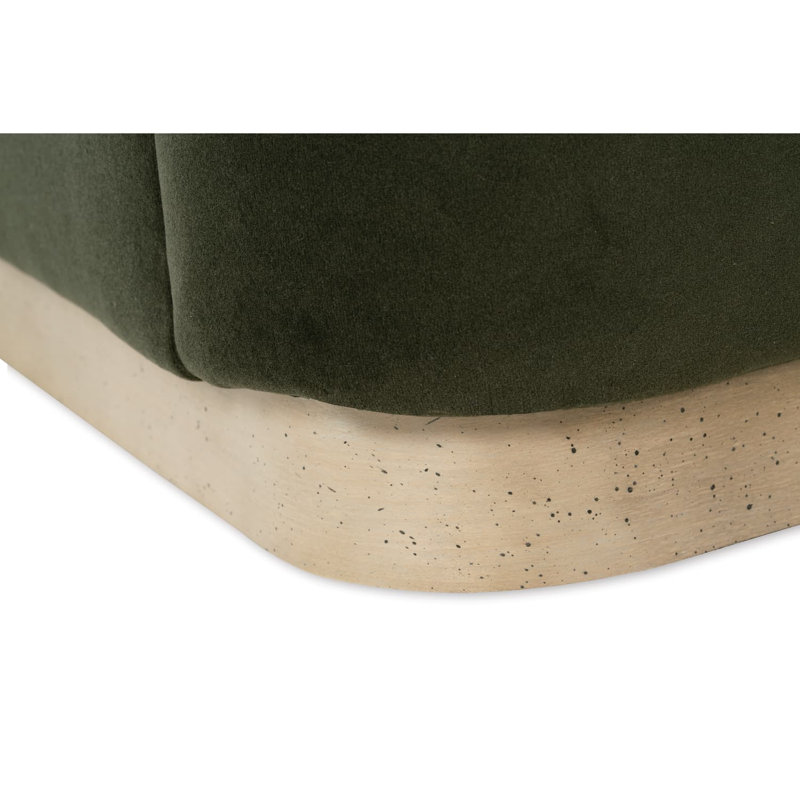 Bernie Swivel Armchair, Moss Polyester
