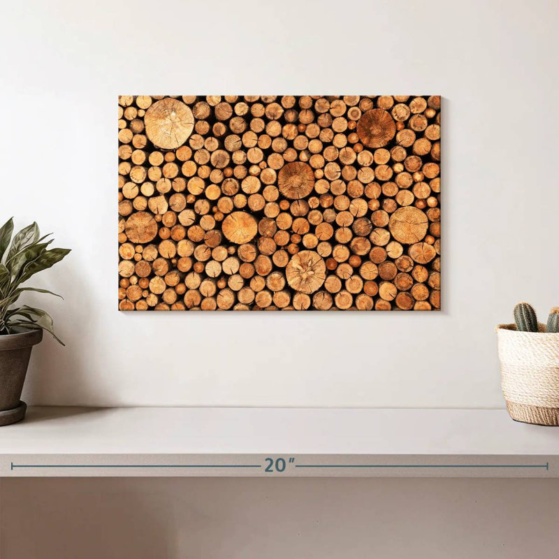 Avery Stacked Logs, 8" H x 12" W