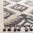 Cedarvale Kenya Hand Knotted Wool/Cotton Southwestern Rug in Ivory/Black-25950274