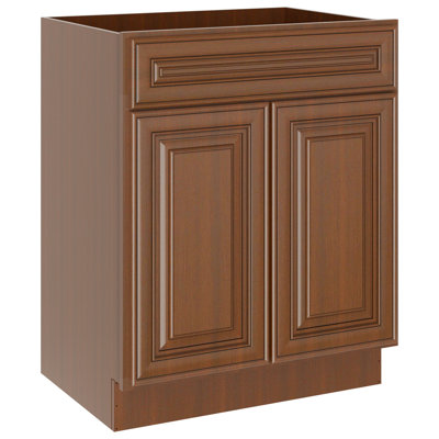 Armoire de base en contreplaqué à double porte en contreplaqué prêt-à-assembler en camouflage Cameo Homeibro Cozy Design l 27 po x P 21,5 po