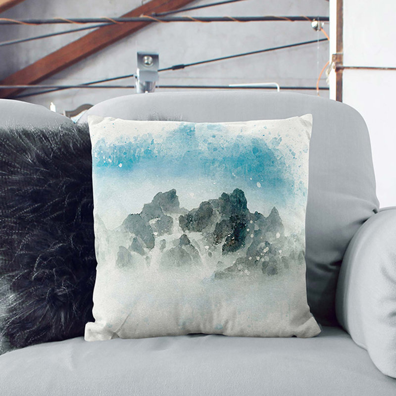 Square Throw Cushion, 55cm H x 55cm W x 20cm D