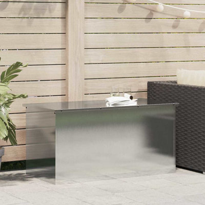 Outdoor Storage Box Steel Garden Solution Terrace Organizer Urban Style