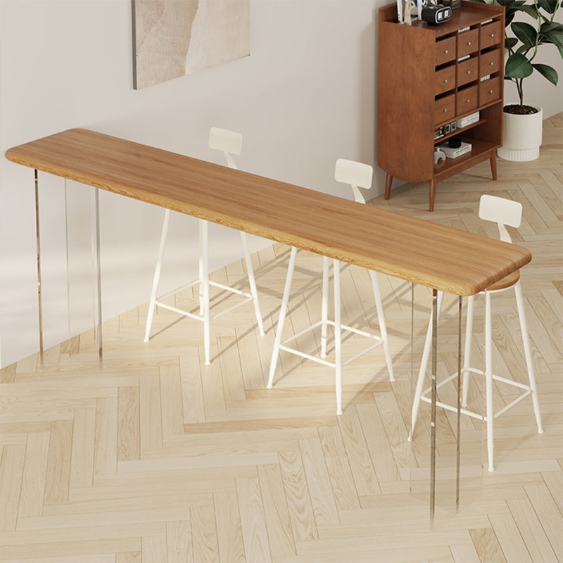 Bar Table Dining Table, 41.3"H x 70.9"L x 17.7"W