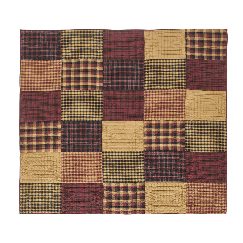 Cotton Patchwork Quilt, King Quilt