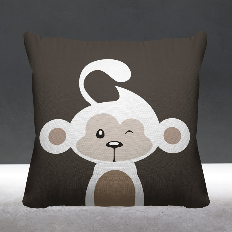 Coussin intérieur Ollie, 17 po x 17 po, Taupe, Carré