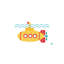 Sous-marin - imprimé-52819058-52819057-52819056