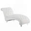 Chaise longue sans accoudoirs touffetée