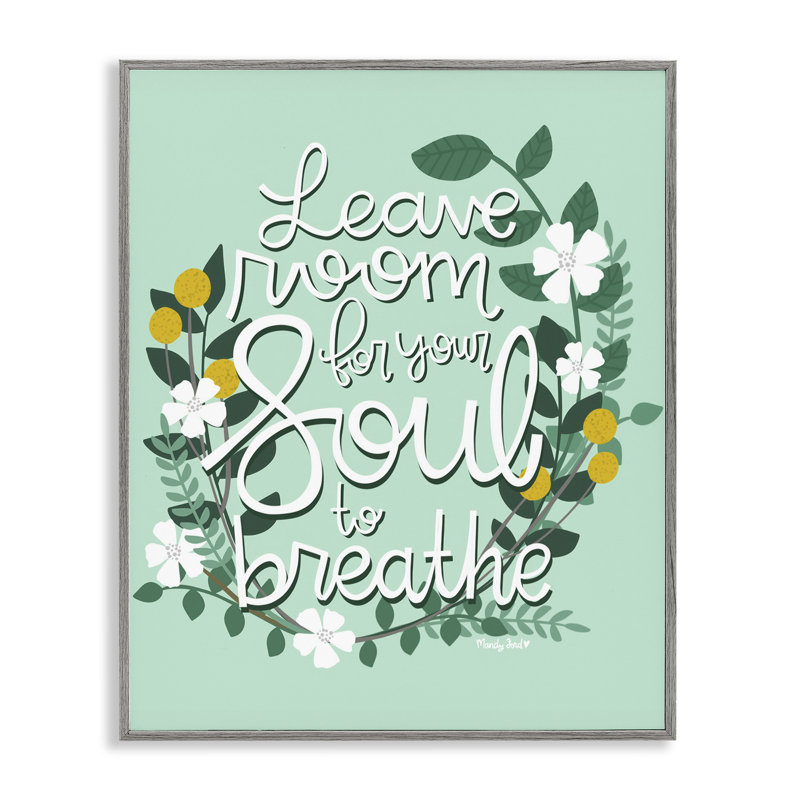 «Room For Soul To Breathe», estampe numérique, design par Mandy Ford Art + Illustration, H 30 po x l 24 po