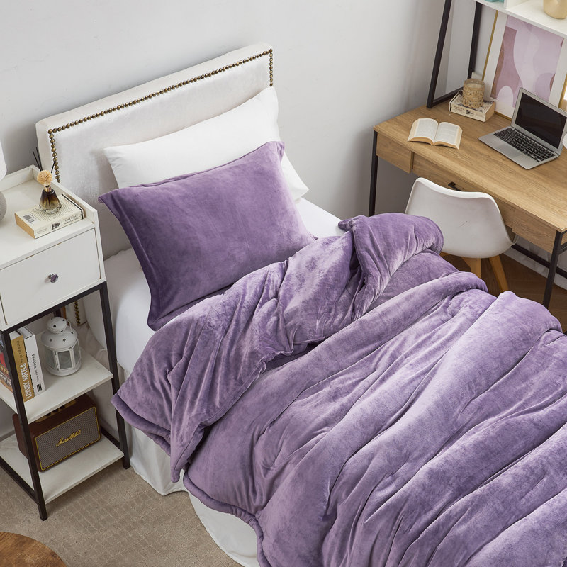 Ensemble d'édredon surdimensionné Coma, Twin XL Comforter + 1 Standard Sham, Mauve
