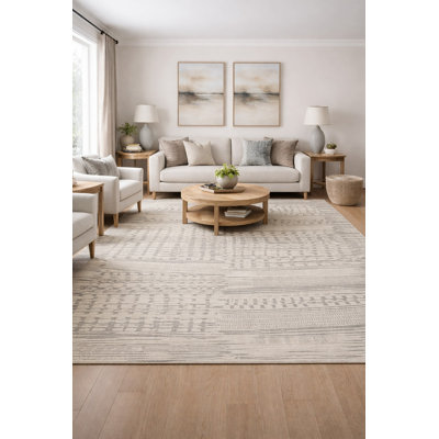 Performance Wool Abstract Indoor Rug