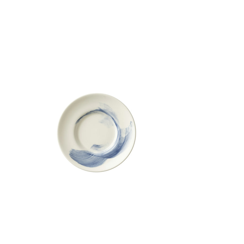 Brushstroke Handmade Bone China Saucer