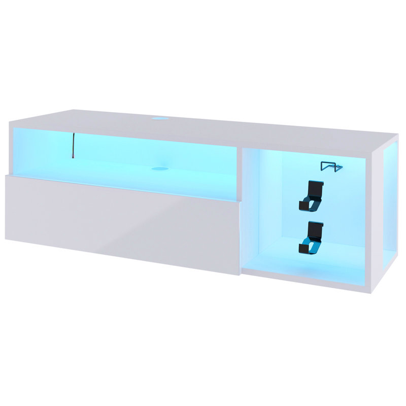 Vernida Unfinished Floating TV Stand for TVs up to 32"