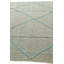 Tapis turquoise 8 x 10 Pinson